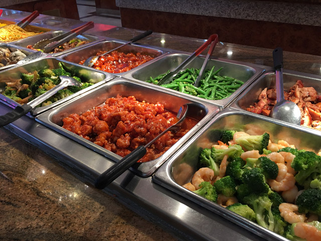 Hibachi Grill Supreme Buffet food selection